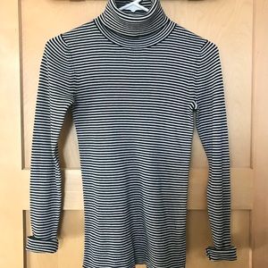 Banana Republic striped turtleneck
